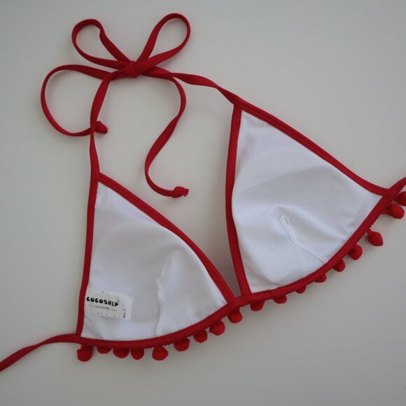 Cocoship Festival Triangle Bralette Bikini Top | 6 - Picture 5 of 6